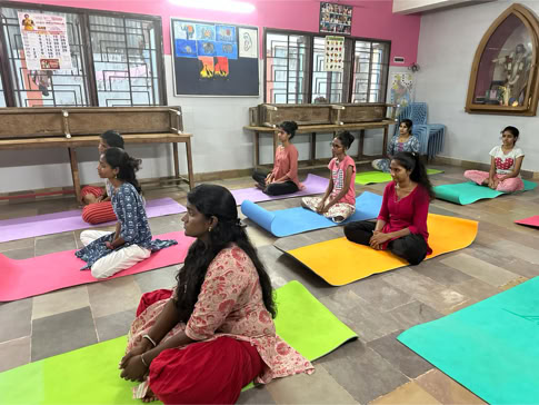 AAVO séance yoga